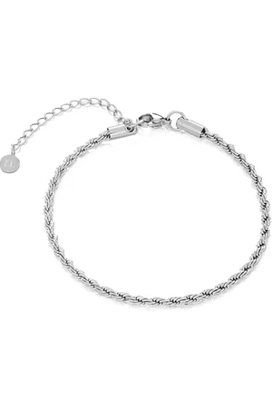 Abbott Lyon Small Rope Chain Bracelet (Silver)