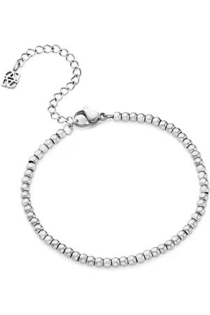 Abbott Lyon Small Beaded Bracelet (Silver)