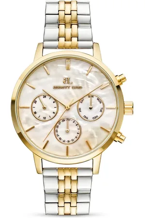 Abbott Lyon Two Tone Pearl Link Nueva 40 Watch