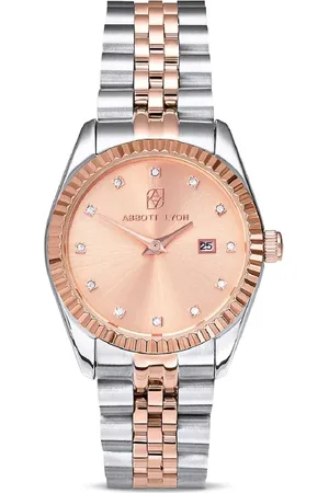 Abbott Lyon Mini Two Tone Blush Link Belgravia 30 Watch