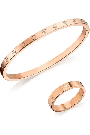 Abbott Lyon Crystal Heart Set (Rose Gold)