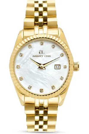 Abbott Lyon Mini Gold Pearl Link Belgravia 30 Watch