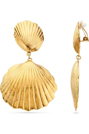 Abbott Lyon Ocean Shell Clip-On Earrings (Gold)