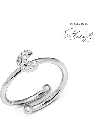 Abbott Lyon Moon and Back Moon Ring (Silver)