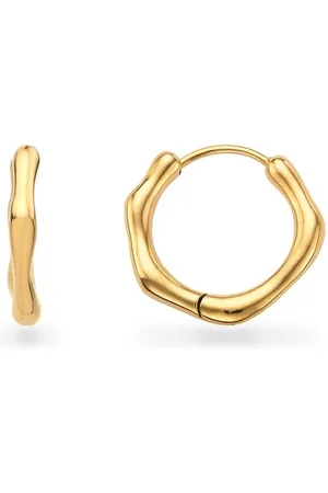 Abbott Lyon Molten Hoop Earrings (Gold)