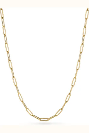 Abbott Lyon Paperclip Chain Necklace (Gold)