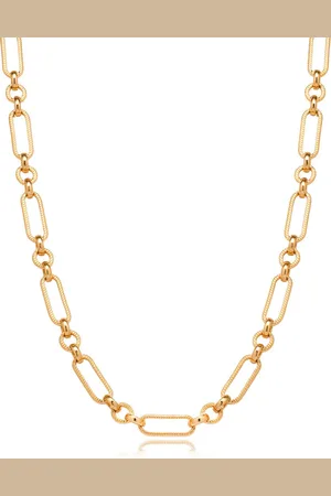 Abbott Lyon Figaro Chain Necklace (Gold)