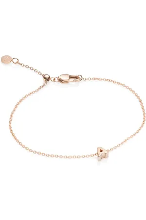 Abbott Lyon Initial Bracelet (Rose Gold)