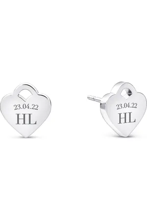 Abbott Lyon Heart Token Stud Earring (Silver)