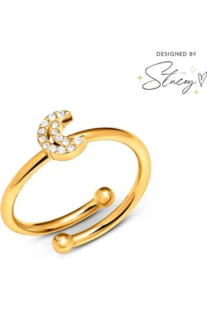 Abbott Lyon Moon and Back Moon Ring (Gold)