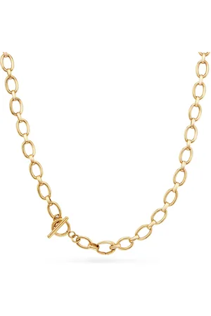 Abbott Lyon Oval Link Chain Necklace (Gold)