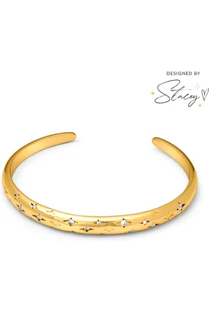 Abbott Lyon Moon and Back Bangle (Gold)