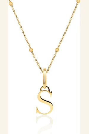 Abbott Lyon Initial Necklace (Gold)
