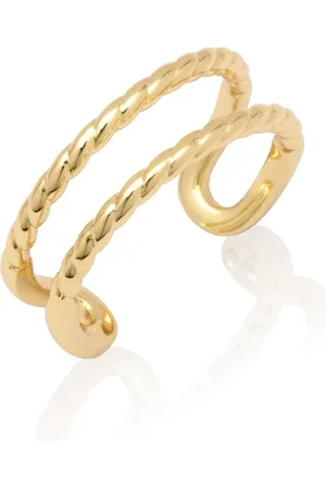 Abbott Lyon Twisted Open Band Ring (Gold)