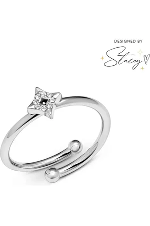 Abbott Lyon Moon and Back Star Ring (Silver)