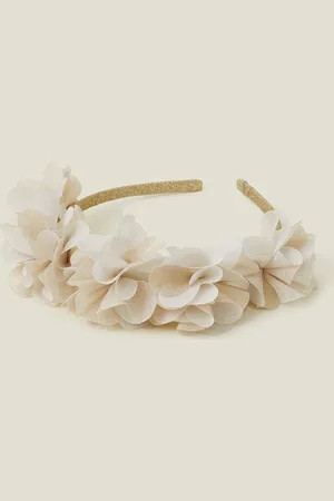 Accessorize Flower Crown Headband, Size: 15cm, Girl