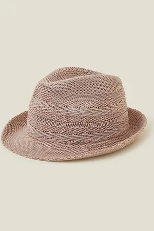 Accessorize Packable Trilby, Size: 57cm, Women