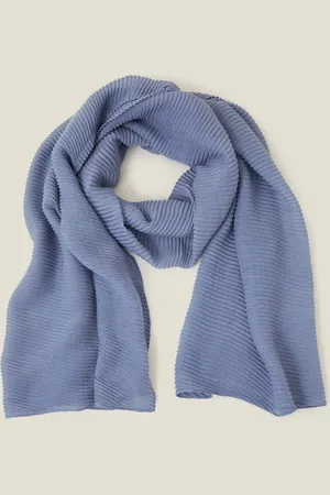 Accessorize Lightweight Pleated Scarf , Size: 180x70cm, Women