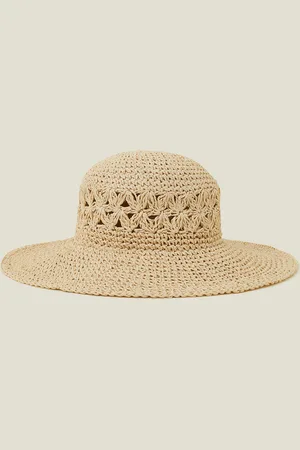 Accessorize Loose Weave Floppy Hat, Size: 57cm, Women