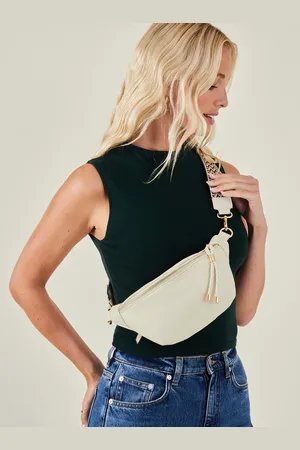Accessorize Pu Sling Bum Bag, Size: 13x26cm, Women