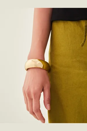 Accessorize Shiny Chunky Bangle, Size: 7cm, Women