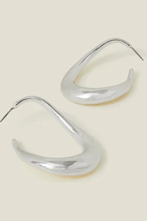 Accessorize Chunky Hoop Drop Earrings