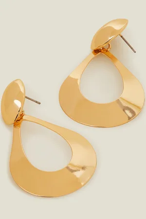 Accessorize Large Cut Out Teardrop Earrings