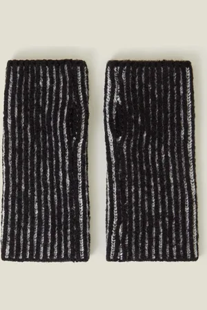 Accessorize Rib Knit Fingerless Gloves
