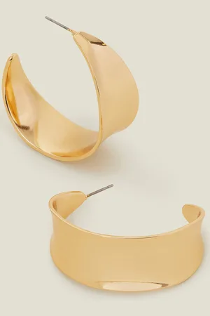 Accessorize Wide Hoop Earrings