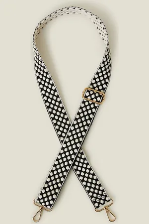 Accessorize Polka Dot Webbing Bag Strap