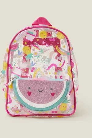 Accessorize Multicolour Girls Watermelon Jelly Backpack, Kids