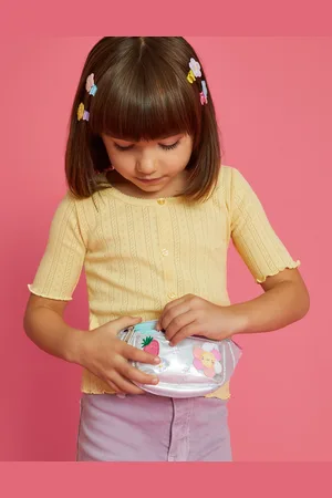 Accessorize Metallic Bum Bag, Kids Multicolour