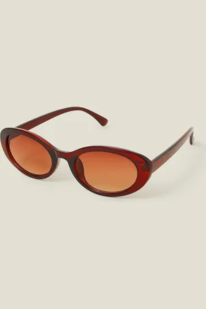 Accessorize Oval Resin Sunglasses
