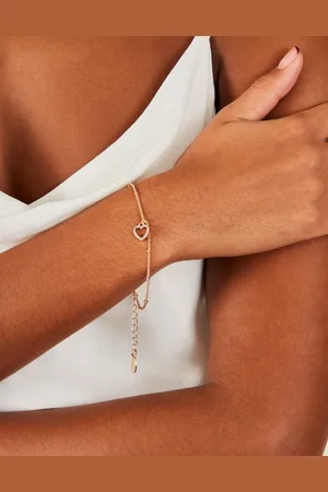 Accessorize Heart Pave Bracelet, Women