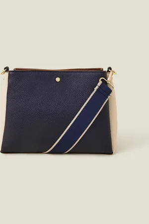 Accessorize Colour Block Triple Compartment Cross-body Bag