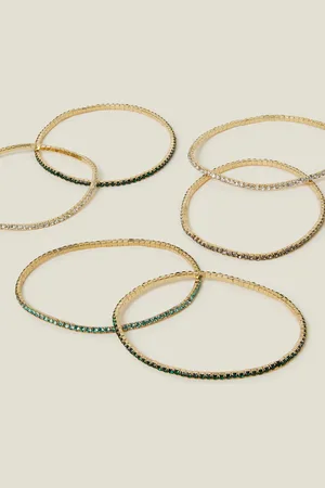 Accessorize 6-Pack Cupchain Stretch Bracelets