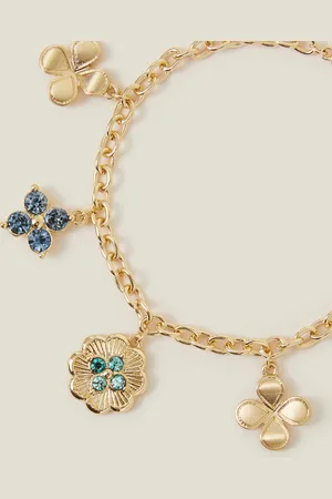 Accessorize Clover Charm Bracelet