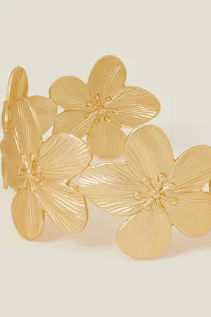 Accessorize Flower Cuff Bracelet