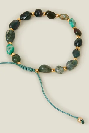 Accessorize 14ct -plated Stone Beaded Bracelet