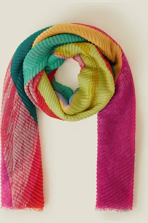 Accessorize Lightweight Pleated Scarf