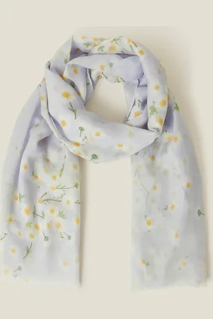 Accessorize Lightweight Daisy Print Scarf