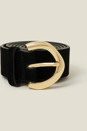 Accessorize Suede Belt , Size: S