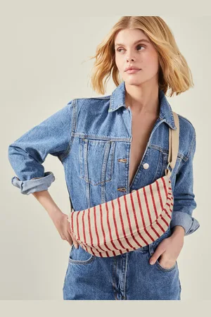Accessorize Stripe Sling Cross-body Bag