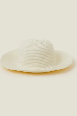 Accessorize Packable Ribbed Bucket Hat Natural