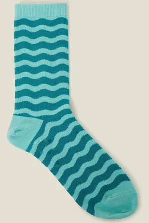 Accessorize Wave Stripe Socks