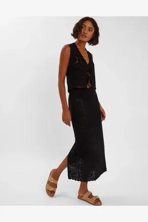 Accessorize Crochet Maxi Beach Skirt , Size: xs