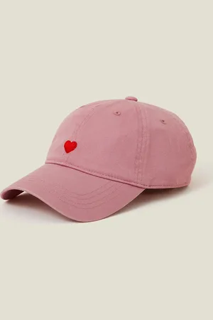 Accessorize Heart Embroidered Cap