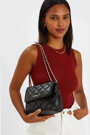 Accessorize Quilted Faux Leather Cross-body Bag