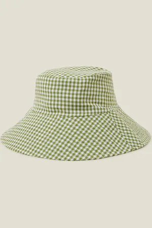 Accessorize Gingham Bucket Hat