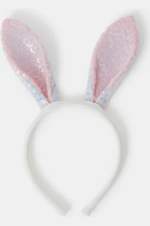 Accessorize Girls Sequin Bunny Ears Headband